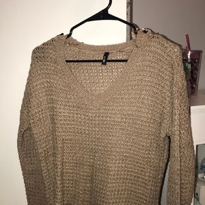 brown sweater NWOT